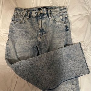 Hudson light wash high rise jeans